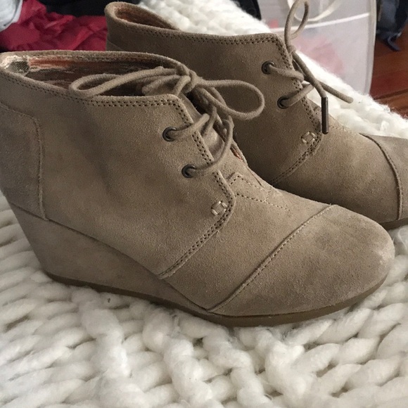Toms wedged booties - Picture 2 of 4